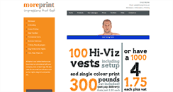 Desktop Screenshot of moreprint.co.uk